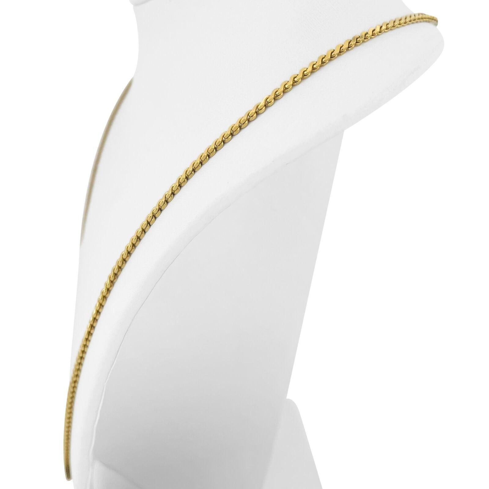 22k Gelbgold 31,8g solide dicke 2mm Serpentine Link Kette Halskette 28