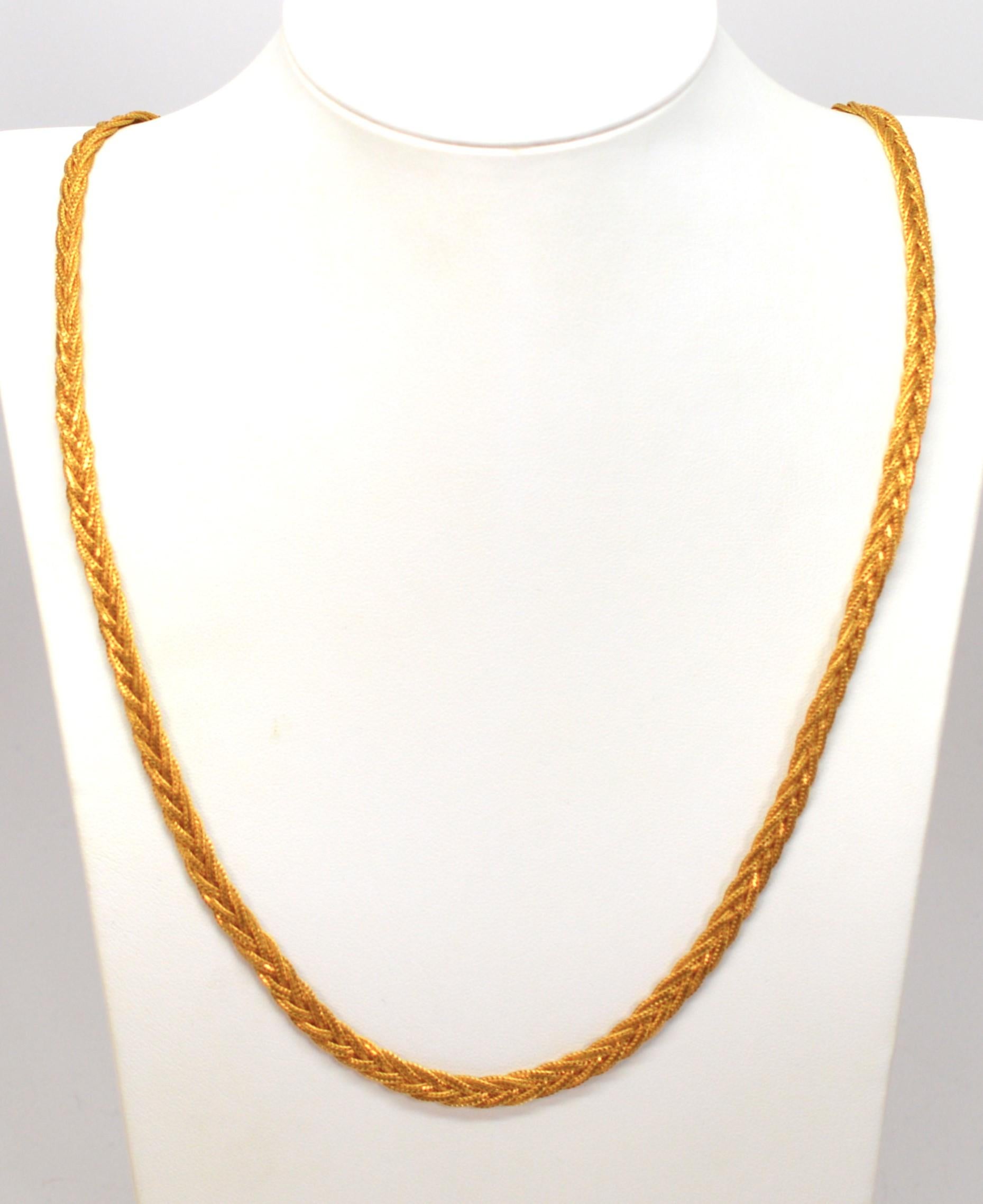 22 karat rope chain