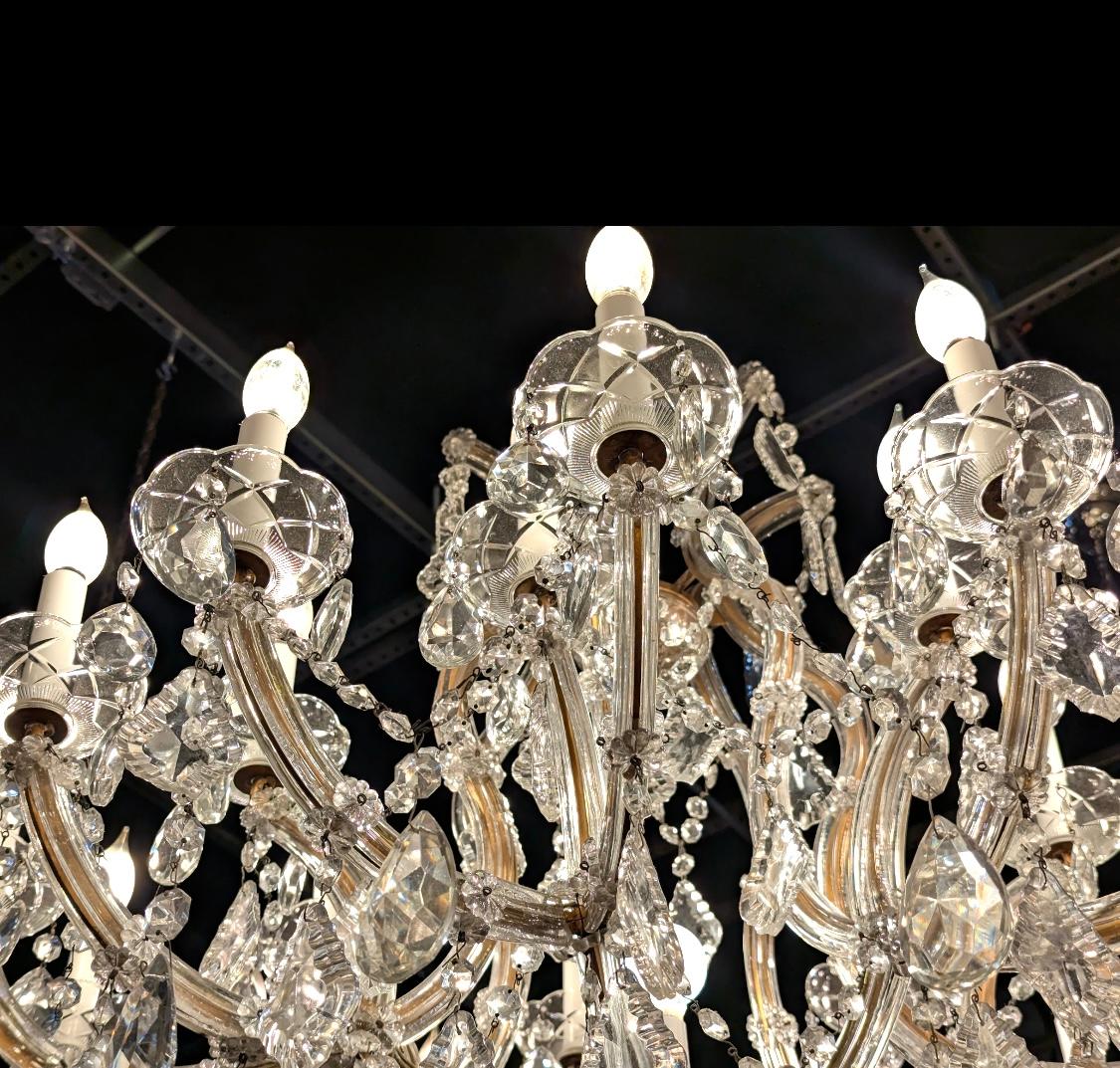 22 Light Marie Therese Crystal Chandelier w E12 Sockets UL Listing 2