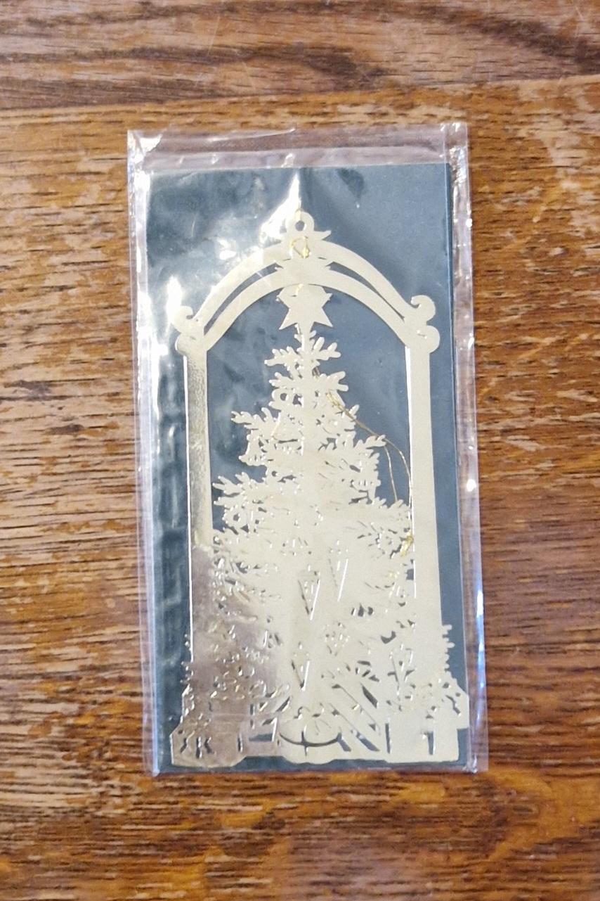 22 ornamenti per l'albero di Natale dorati di Royal Copenhagen in confezione originale in vendita 1
