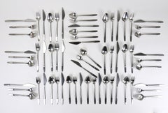 22 Sets Helmut Alder Amboss Austria 2070 Flatware Cutlery, 1960s