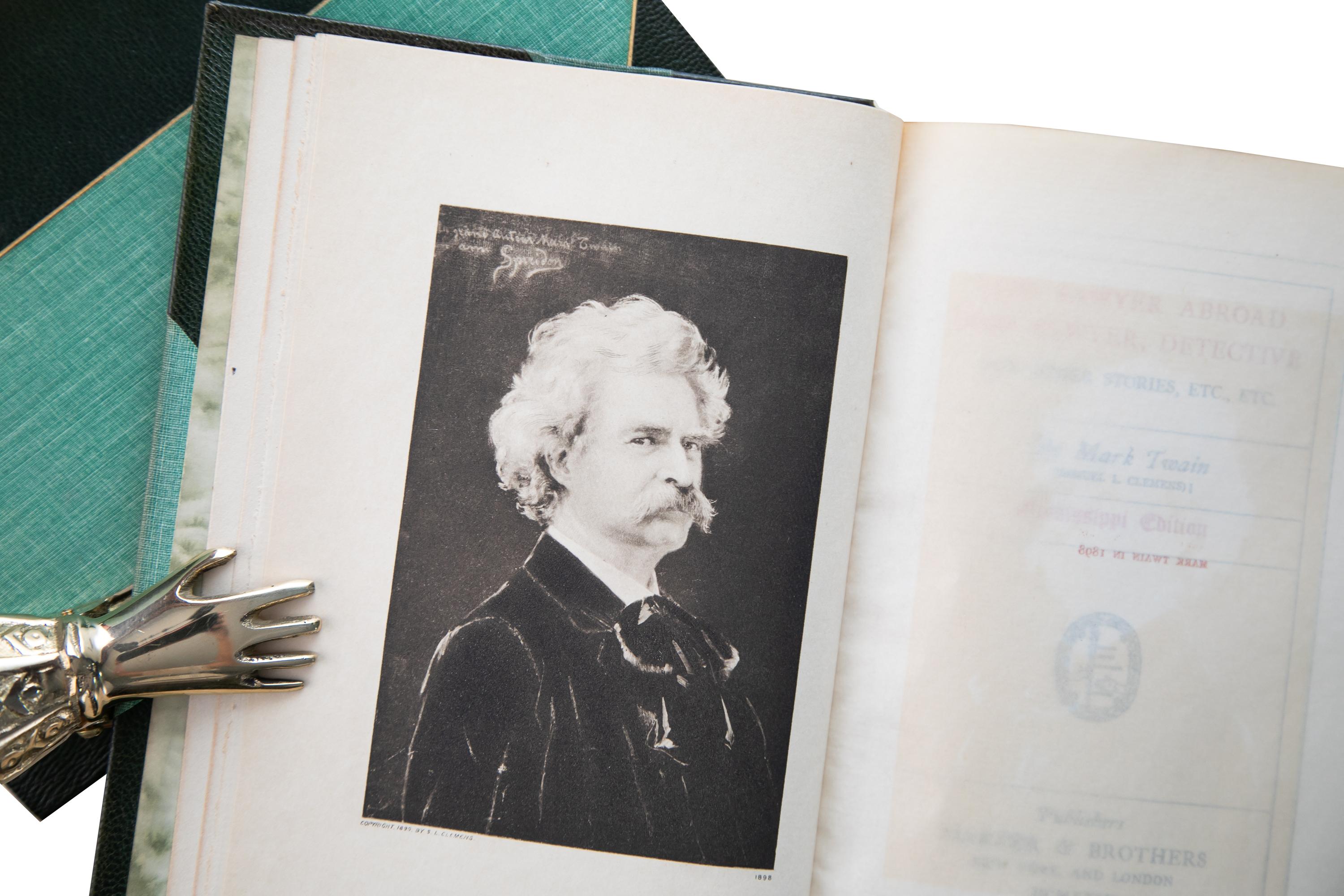 22 Volumes. Mark Twain, The Works. In Good Condition In New York, NY