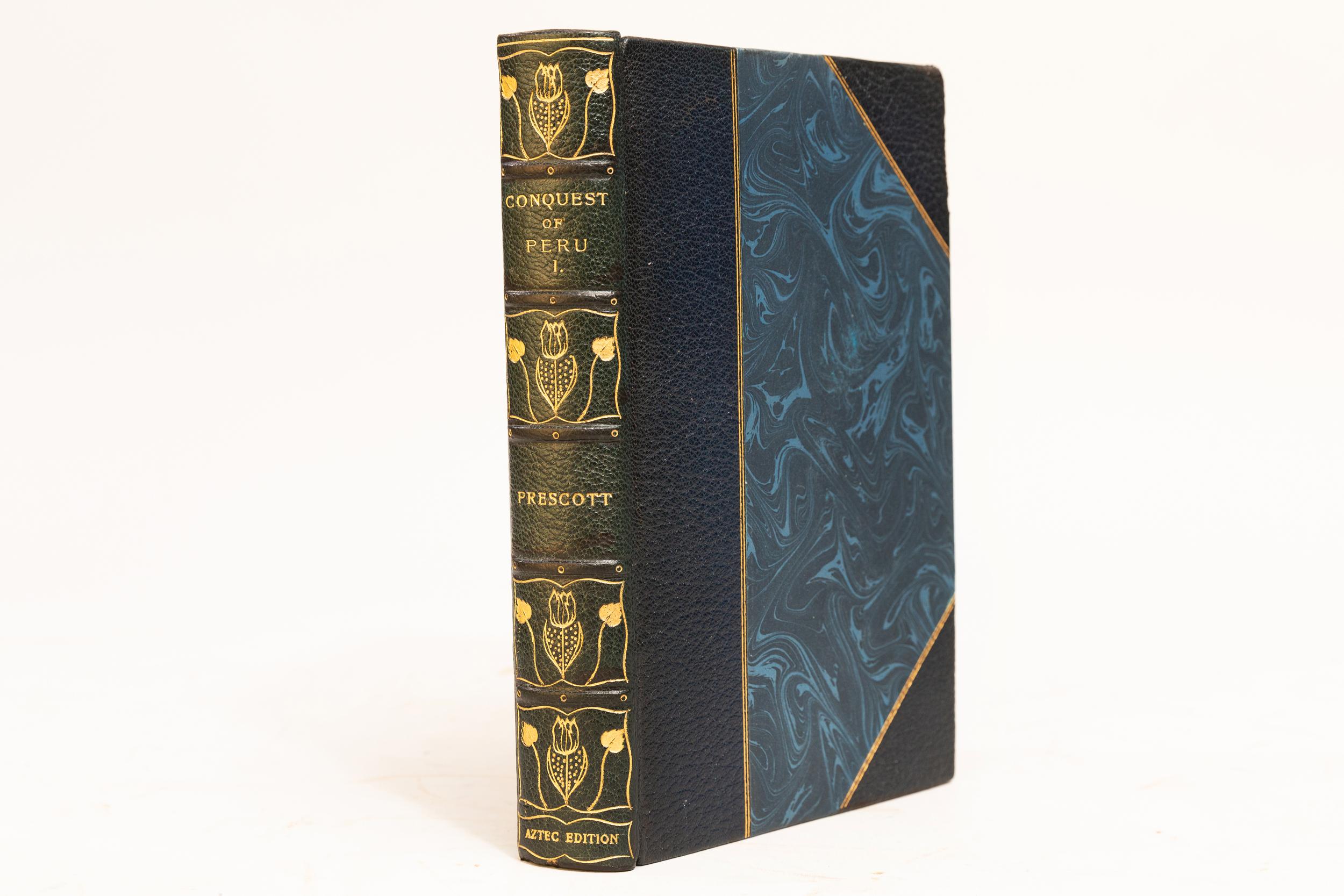 Leather 22 Volumes. William H. Prescott, The Works of William H. Prescott