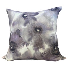 Velvet Ombre Lilac Floral Both Sides Knife Edge Modern 