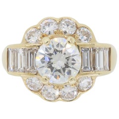 2.20 Carat Custom Diamond Engagement Ring