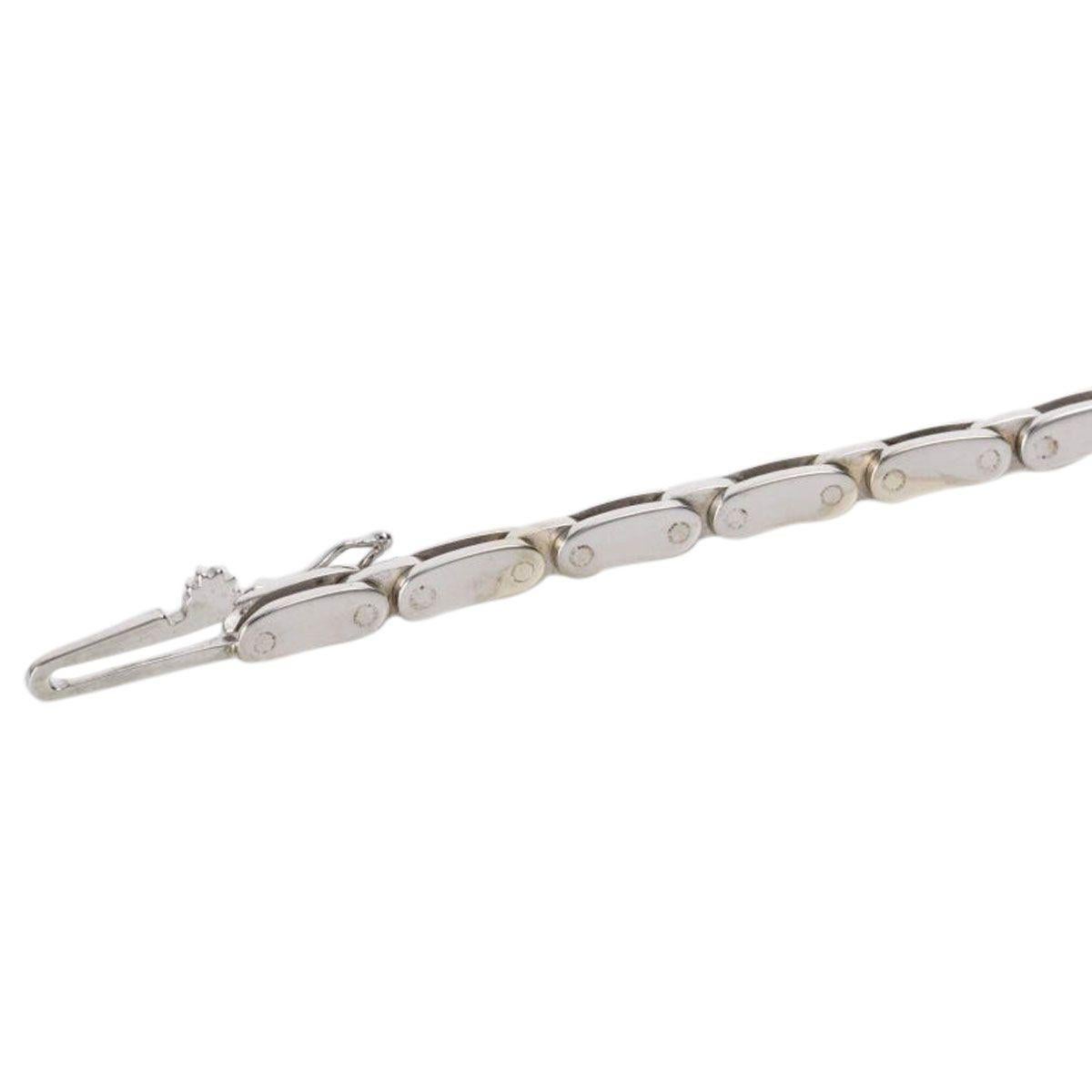 Women's 2.20 Carat Diamond Engraved Link Bracelet