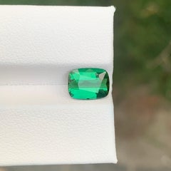 2.20 Carat Natural Green Blue Tourmaline Cushion Shape Loose Gemstone