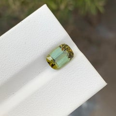 2.20 Carat Natural Loose African Tourmaline Cushion Shape Gem For Jewellery