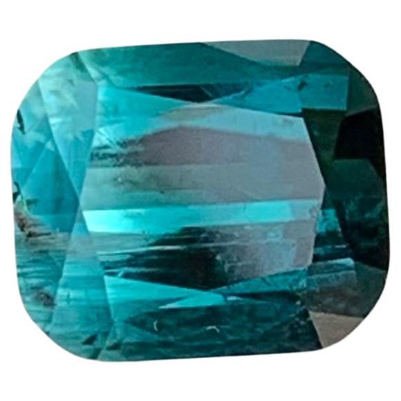Tourmaline naturelle non sertie bicolore taille coussin de 2,20 carats d'Afghanistan