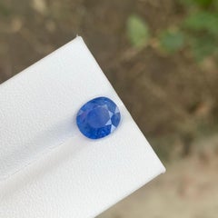 Zafiro azul suelto natural de 2,20 quilates de una mina de Sri Lanka