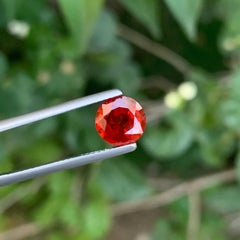2.20 Carat Natural Loose Hessonite Garnet Round Shape Gemstone
