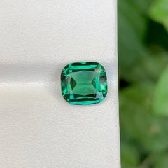 2,20 Karat Natürlicher loser Lagoon Turmalin Stein Cushion Schliff Afghanischer Edelstein