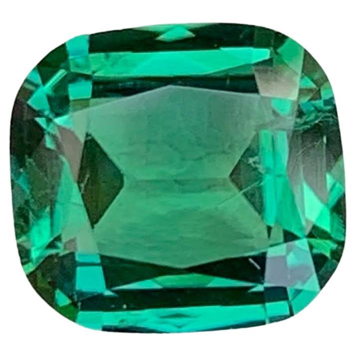 2.20 Carat Natural Loose Lagoon Tourmaline Stone Cushion Cut Afghan Gemstone For Sale