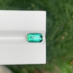 2.20 Carat Natural Loose Light Green Tourmaline Cushion Cut Afghan Gemstone