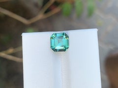 2.20 Carat Natural Loose Mint Tourmaline Octagon Shape Gemstone From Afghanistan