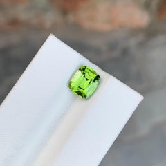 2.20 Carat Natural Loose Peridot Cushion Shape Gem