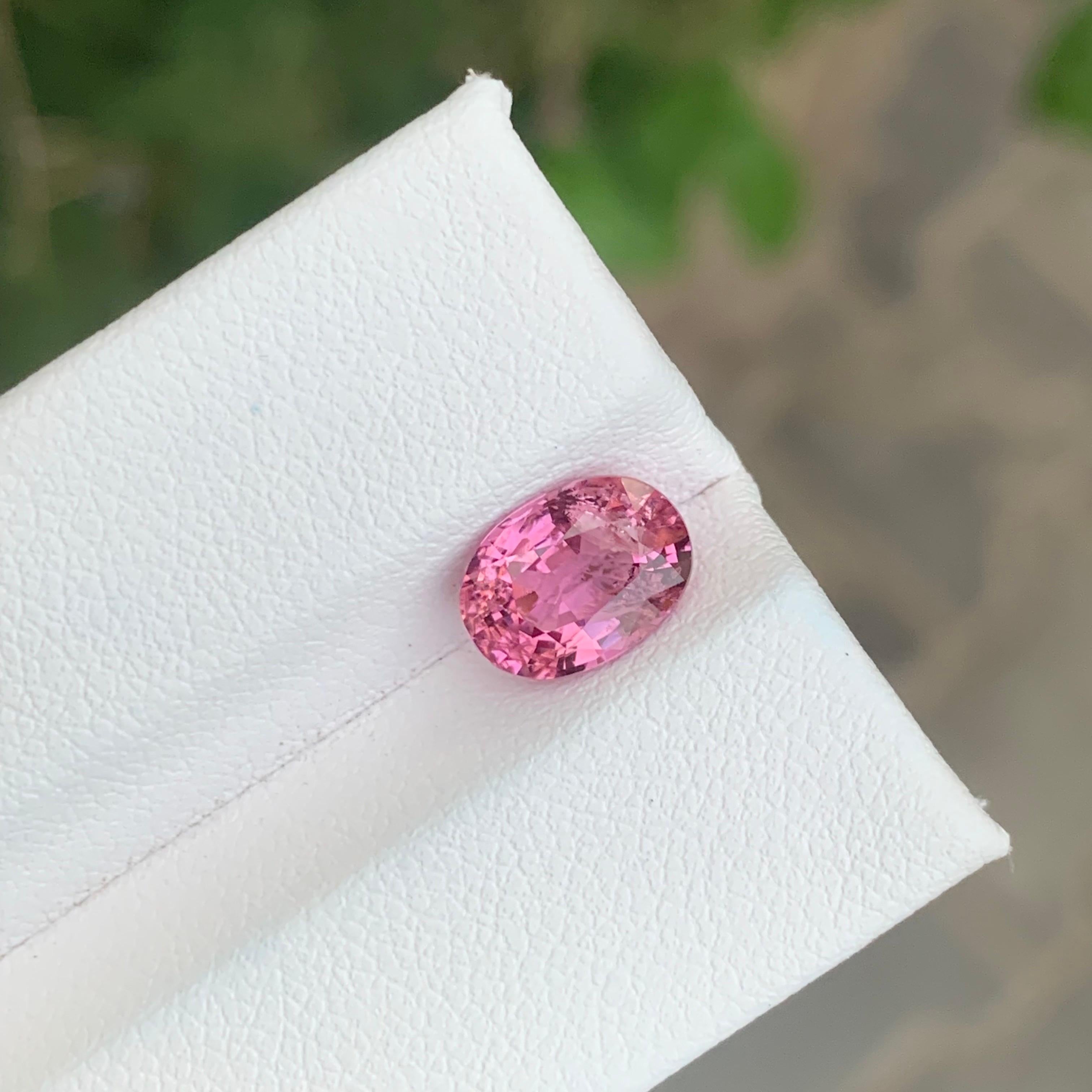 2.20 Carat Natural Loose Pink Spinel Oval Shape Tanzanian’s Gemstone For Sale 1