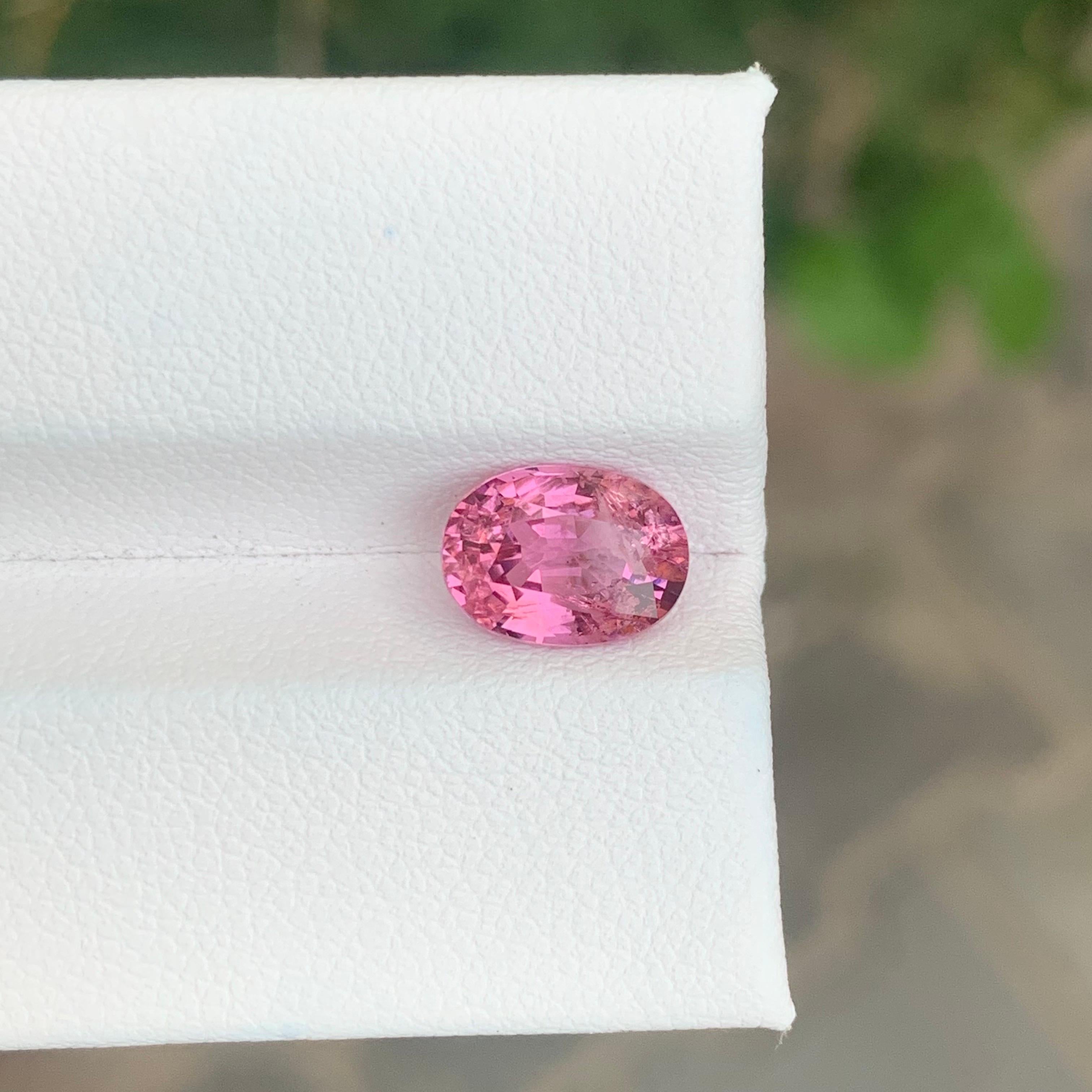 2.20 Carat Natural Loose Pink Spinel Oval Shape Tanzanian’s Gemstone For Sale 3