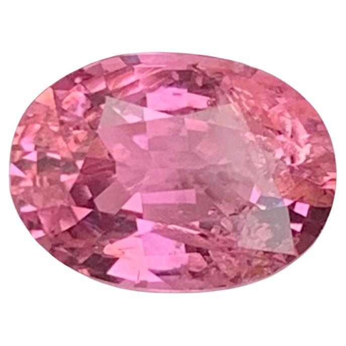 2.20 Carat Natural Loose Pink Spinel Oval Shape Tanzanian’s Gemstone For Sale