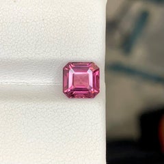 2.20 Carat Natural Loose Pink Spinel Stone Asscher Cut Burmese Gemstone