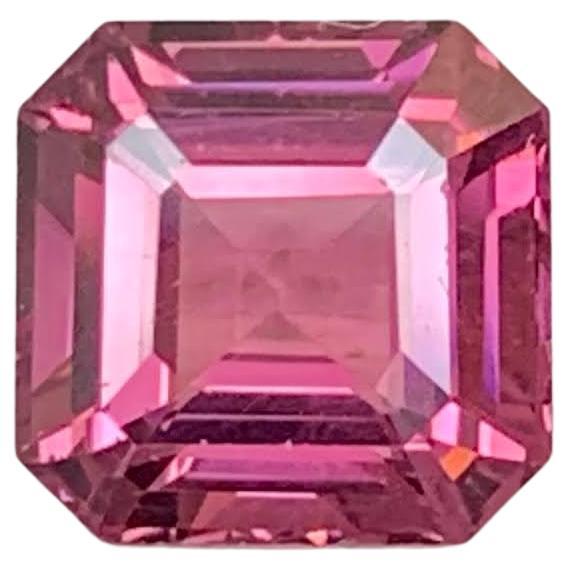 2.20 Carat Natural Loose Pink Spinel Stone Asscher Cut Burmese Gemstone (pierre de taille birmane)