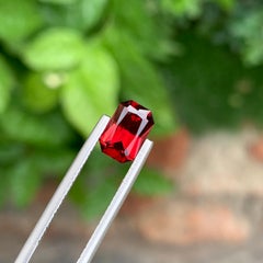 2.20 carati di granato rodolite naturale sfuso a forma di smeraldo per gioielli