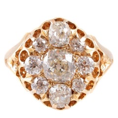 2.20 Carat Old European Old Mine-Cut Diamond Ring