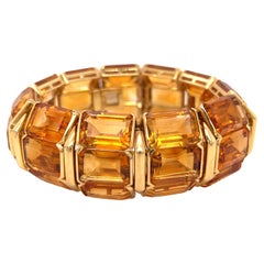 220 Carat Vintage Citrine Bracelet