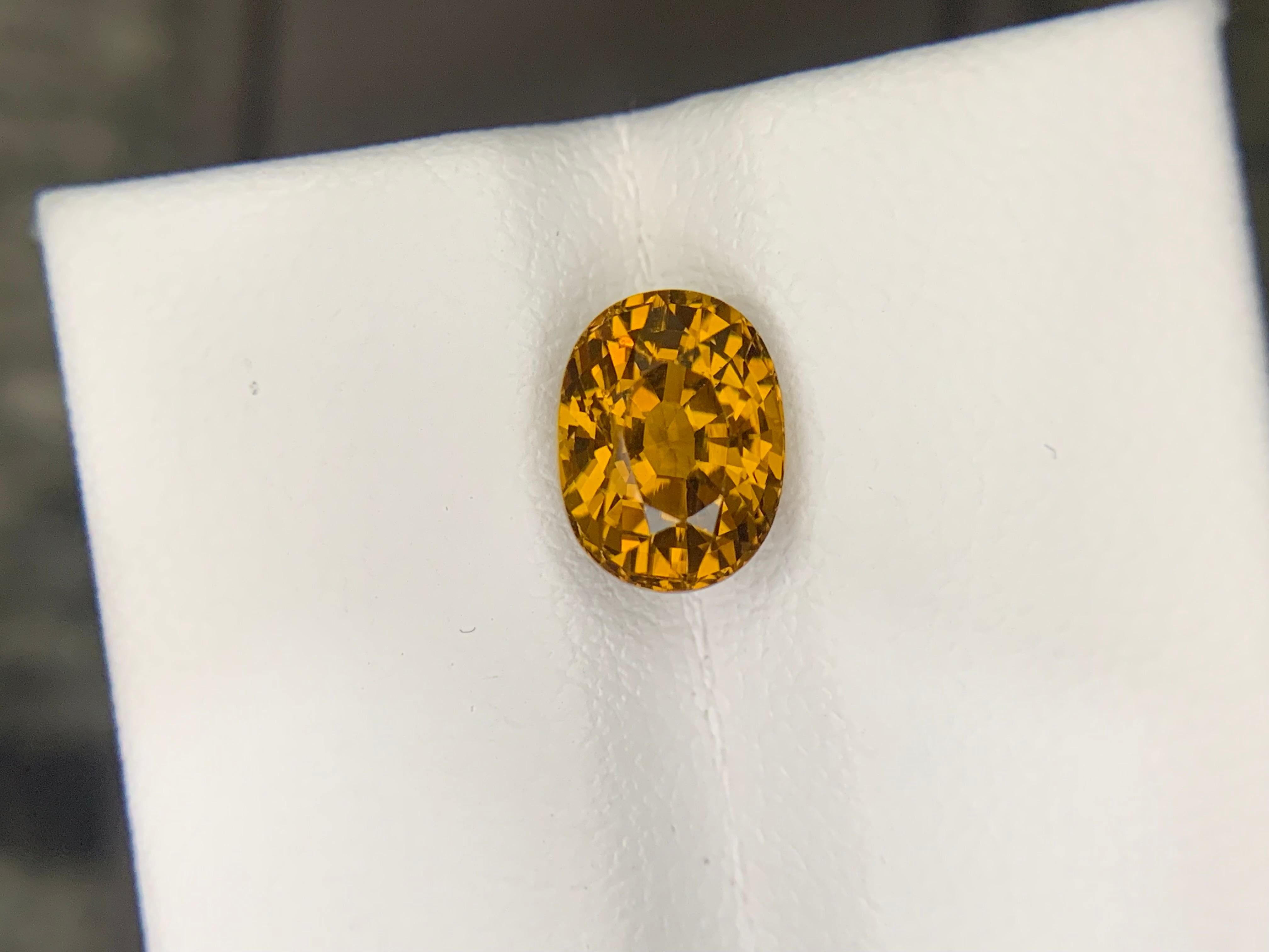 2,20 Carati di Granato del Mali sfuso, pietra naturale dal taglio ovale in vendita 12