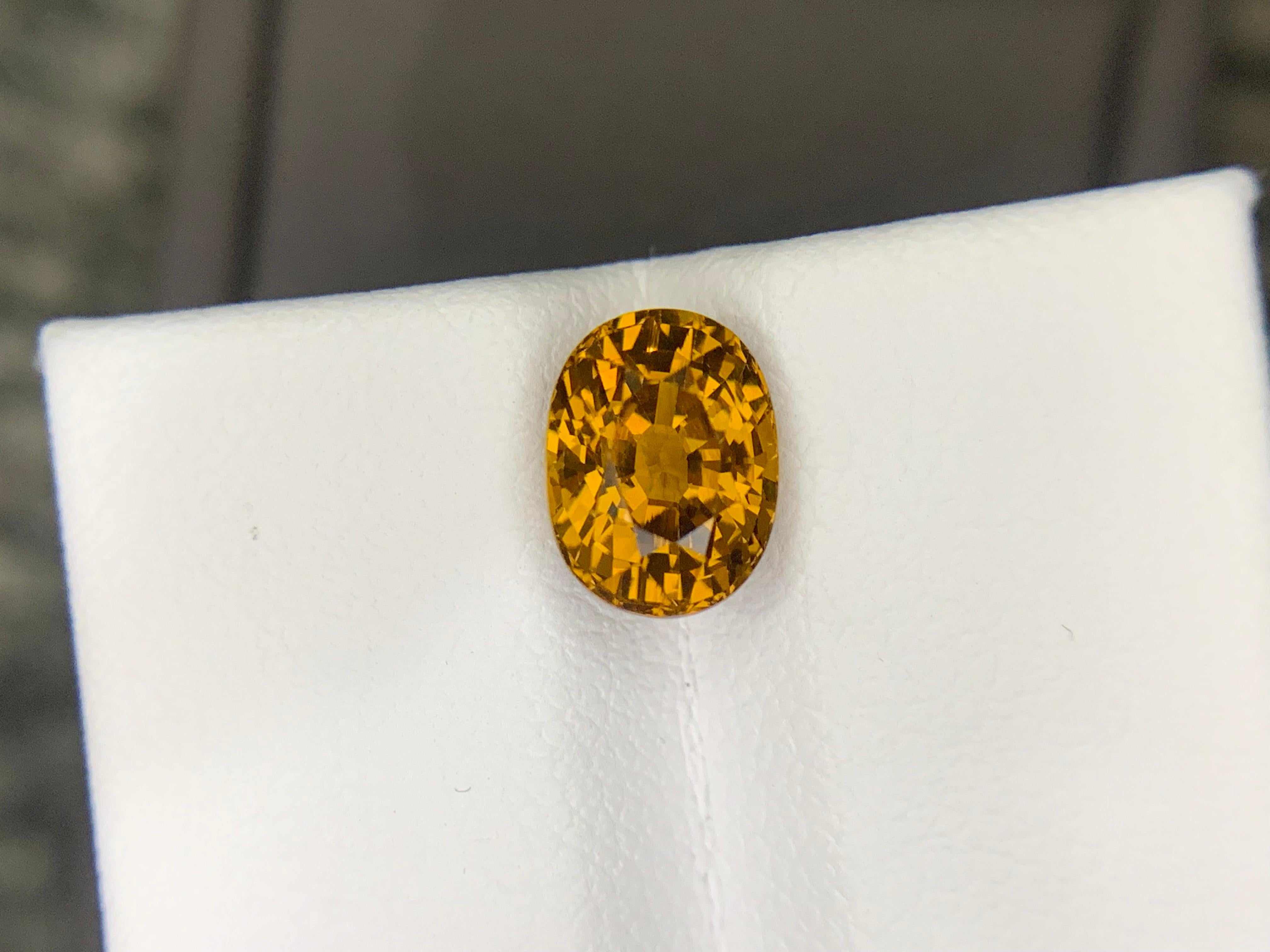 2,20 Carati di Granato del Mali sfuso, pietra naturale dal taglio ovale In condizioni Nuovo in vendita a Brisbane, AU