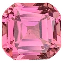 2.20 Carats Loose Pink Tourmaline Cushion Cut Natural Gemstone