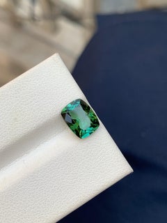 2.20 Carats Natural Bluish Green Tourmaline from Afghanistan for Jewellery