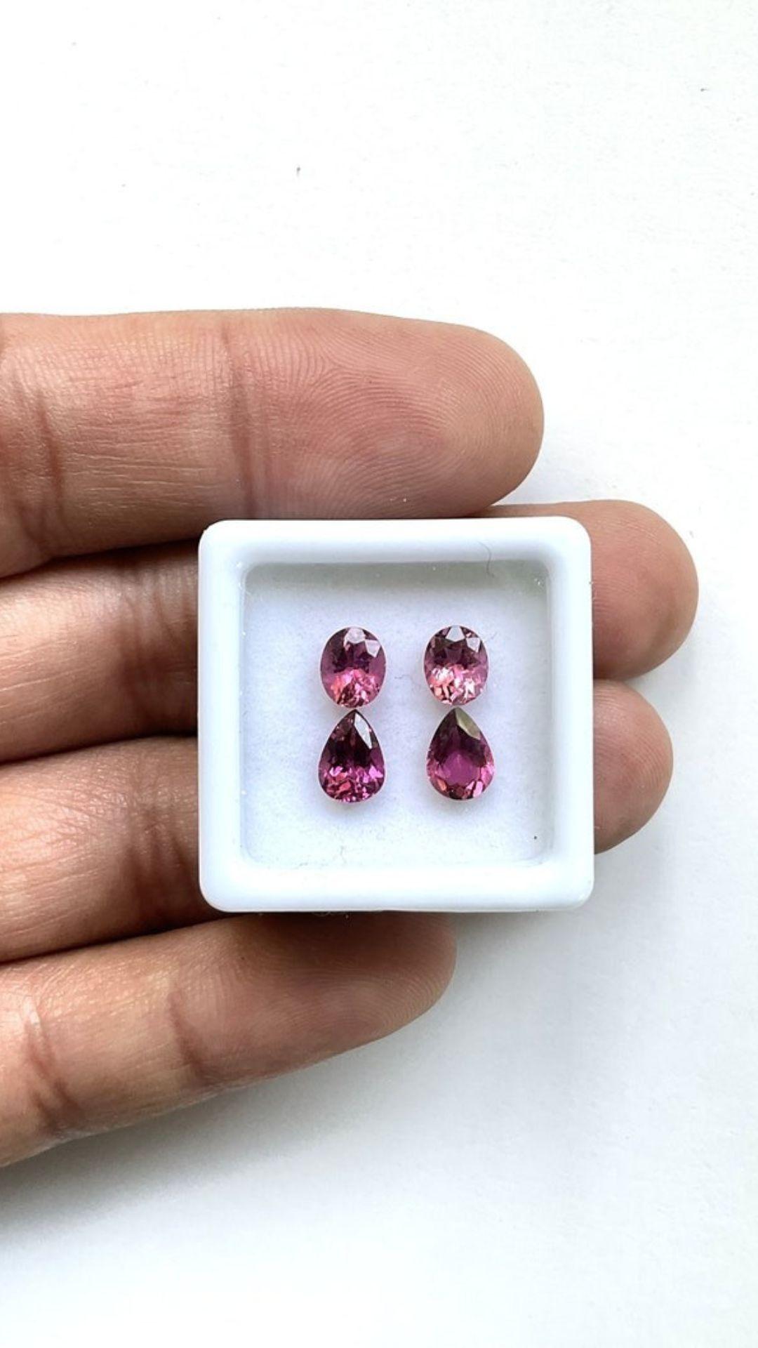 oval pink tourmaline