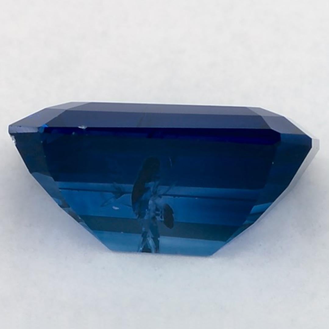 2.20 carati di zaffiro blu ottagonale sfuso In condizioni Nuovo in vendita a Fort Lee, NJ