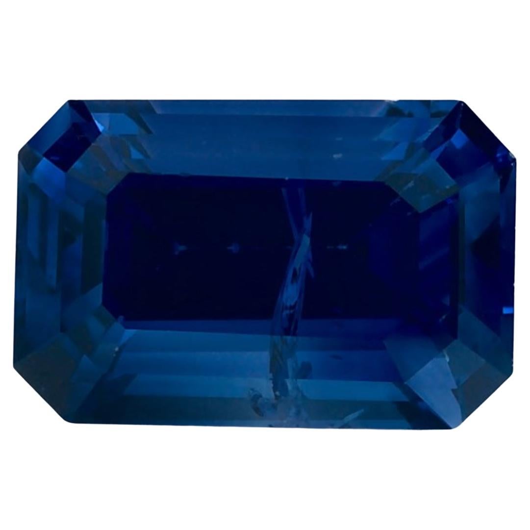 2.20 carati di zaffiro blu ottagonale sfuso