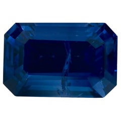 2.20 carati di zaffiro blu ottagonale sfuso