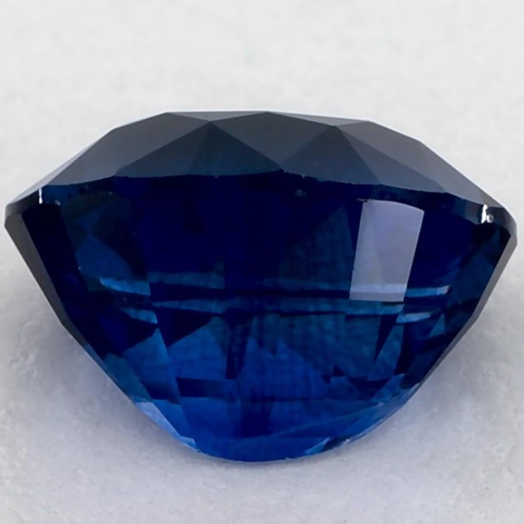 2.20 Karat Blauer Saphir Oval Loser Edelstein im Zustand „Neu“ im Angebot in Fort Lee, NJ