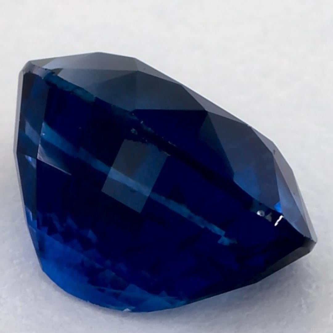 2.20 Karat Blauer Saphir Oval Loser Edelstein im Angebot 1