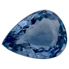 2.20 Ct Blue Sapphire Pear Loose Gemstone