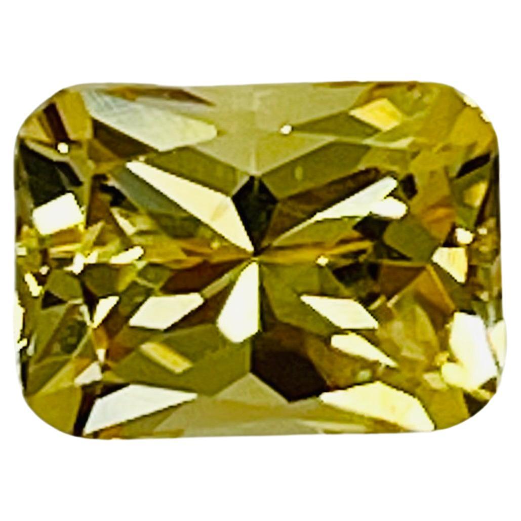 2.20 Ct Natural No Heat Radiant Yellow Sapphire  For Sale
