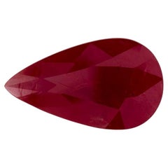 2.20 Ct Ruby Pear Loose Gemstone