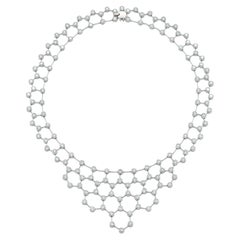 Collana a nido d'ape con diamante da 22,00 carati
