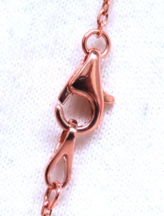 2.20ct Natural Fancy Brown Diamonds Heart Necklace 14kt Gold 12396*