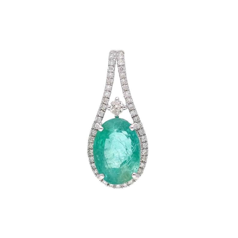 STONE DETAILS :

===============


❋ Stone : Emerald & Diamond

❋ Stone Size : 6.50x9 MM Approx. (± 0.20 MM)

❋ Emerald Weight : 2.04 Cts. Approx.

❋ Stone Shape : Oval Cut

❋ Stone Color : As Shown In Picture

❋ Stone Type : Natural


❋ Diamond