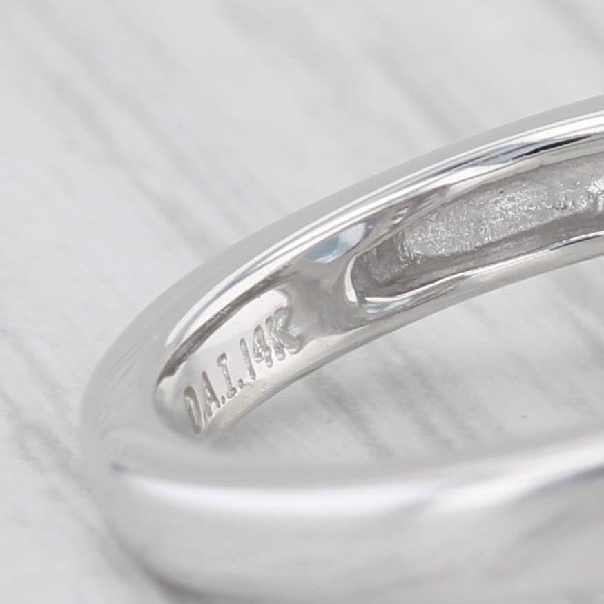 2.20ctw Oval Tanzanite Diamond Halo Ring 14k White Gold Engagement Size 4.75 HKD en vente 3