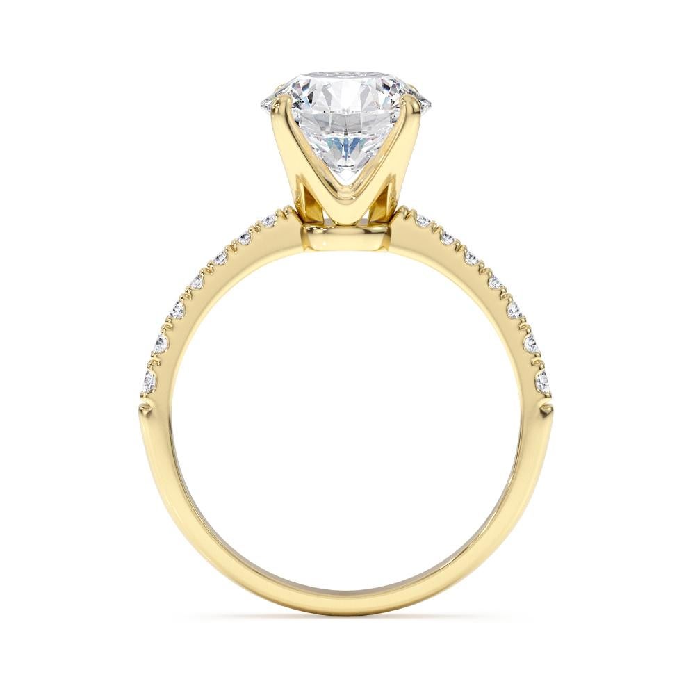 Art Deco 2.21 Carat GIA Certified Diamond Solitaire Engagement Ring in 18K Yellow Gold
