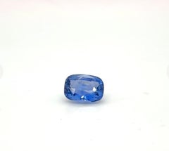 2.21 Carat Elongated Cushion Cut Blue Sapphire Loose Gemstone
