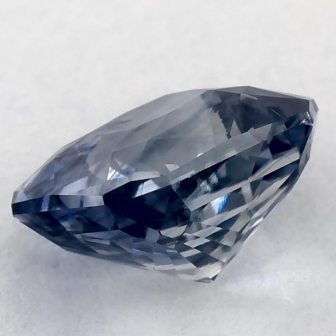 2.21 carati di zaffiro blu ottagonale sfuso in vendita 3