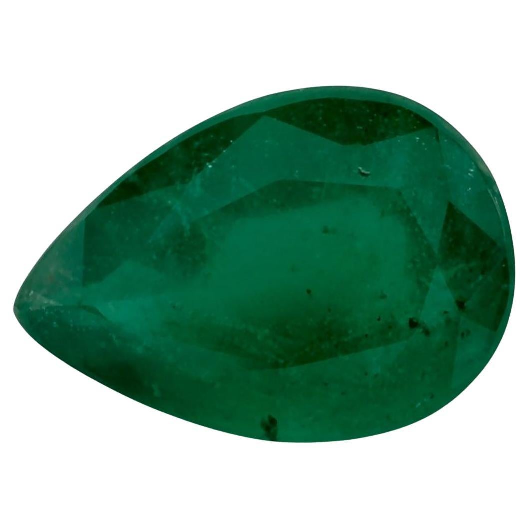 2.21 Ct Emerald Pear Loose Gemstone (pierre précieuse en vrac) en vente