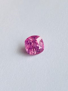 2,21 Ct Raro Zaffiro del Kashmir senza calore colore rosa Gemma non riscaldata